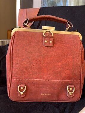BeBeBark compact cork purse without straps
